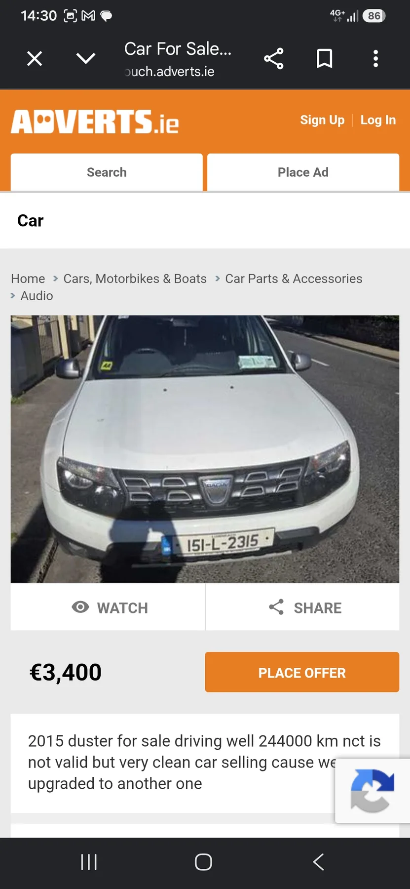 2015 Dacia Duster